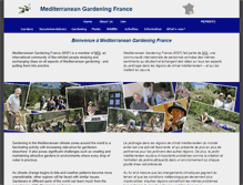 Tablet Screenshot of mediterraneangardeningfrance.org
